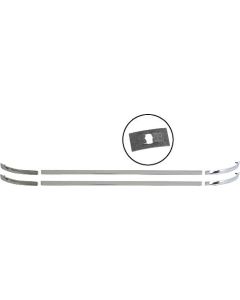 Dash Trim/chrome /6 Pcs. W/clips