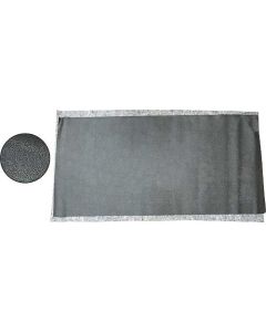 Universal Rear Floor Mat - Black Rubber - 74 X 36 - GenericSized - Must Be Cut To Fit