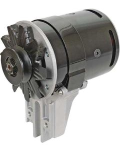 PowerGen - 12 Volt Negative Ground - 5/8 Pulley - Black Powder-Coated - Ford & Mercury Flathead V8