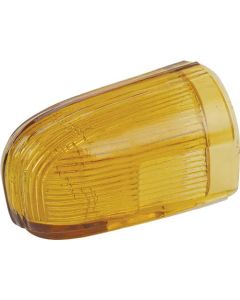 Parking Light Lens/ Amber Glass/ 1941 Pass