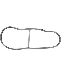 Windshield Rubber Seal - With Groove For Chrome