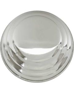 Hub Cap/ Ss/ Smooth/ Domed With 3 Steps