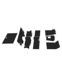 1969-1973 Mustang Fastback Complete Sound Insulation Kit, 7 Pieces