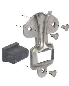 Hood Side Panel Clip Set - Plain Steel - Set of 4 - 1932-1934 Ford Commercial Truck
