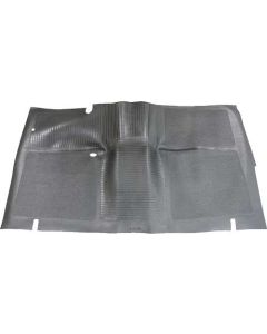 Front Floor Mat - Black Rubber - Ford Only