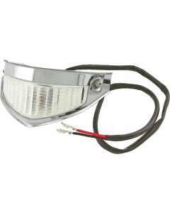 1951-52 Ford Pickup Parking Light Assembly, Polished-Double Contact