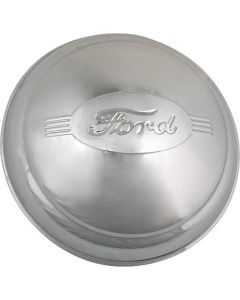 Hub Cap - Ford Embossed - Stainless Steel - 8-1/4 - Ford Pickup Truck