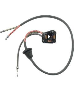 Headlight Socket Wire - Braided Wire - Short Ground Wire - With Grommet - 21 Long - Ford Only