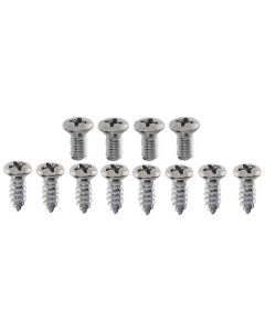 1961-1963 Ford Thunderbird Interior A-Pillar Windshield Trim Screw Set, Coupe