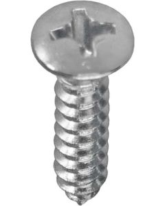 1961-1963 Ford Thunderbird Door Panel Pull Cup Screw Set, 4 Oval-Head Phillips Screws