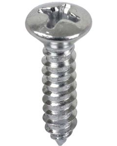 1964-1973 Mustang Chrome Oval Head Door Scuff Plate Screw