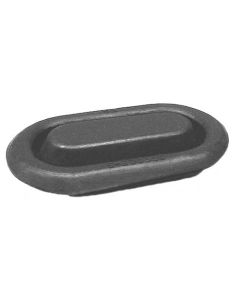 Oblong Floor Plug / Rubber   1 X 2