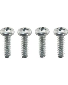 1964-1968 Mustang Back Up Light Lens Screw Set, 4 Pieces
