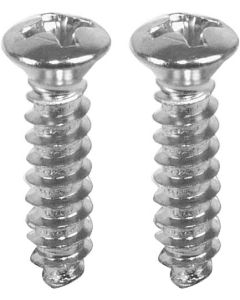 1964-1968 Mustang Manual Outside Rear View Mirror Screws, Pair