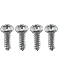1964-1973 Mustang Accessory Door Sill Plate Screw Set, 4 Pieces