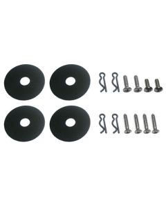 1967 Mustang Standard Interior Seat Side Shield Hardware Kit, 12 Pieces