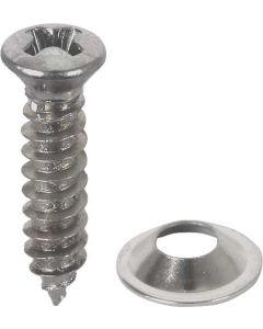 1965-1973 Mustang Pony Interior Rear Quarter Trim Panel Screw Set, 8 Pieces