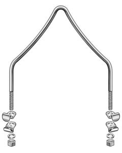 Grille Guard Set - Front Bumper - Chrome - 9 Pieces - Ford Accessory Style