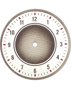 Glove Box Clock Face - Gray - 35 - Early 36 - Ford