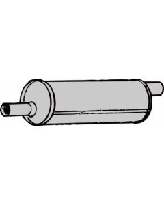 Muffler - Ford Script Copy Of Original - 85 HP V8 - Ford Passenger