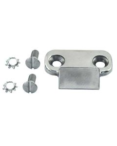 Trunk Lid Striker Plate/ Polished Ss