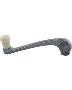Window Crank - Plastic Dipped Brown With Gray Knob - Ford Deluxe