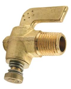 Petcock, Straight-thru Outlet, Brass