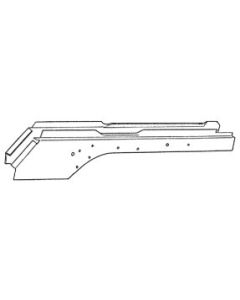 1964-1970 Mustang Full Length Front Frame Rail, Left