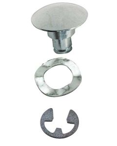 1955-1957 Ford Thunderbird Top Frame Pin Kit, 6 Pins & 6 Clips, Polished Stainless Steel Pins