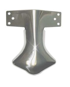 Exhaust Deflector - Stainless Steel - Plain