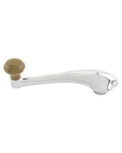 Window Crank - Chrome With Chocolate Knob - Ford Deluxe