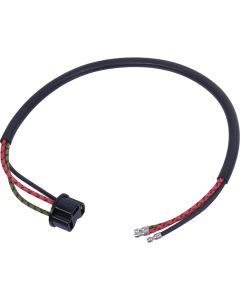 Headlight Socket Wire - With Full Length Ground Wire & Bullet Connectors - No Grommet - 21 Long - Ford Only