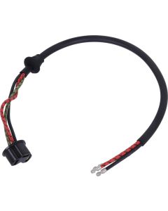 Headlight Socket Wire - With Full Length Ground Wire & Bullet Connectors - Includes Grommet - 21 Long - Ford Only