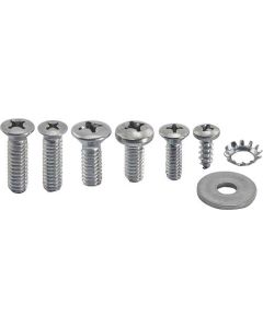 1966-77 Ford Bronco Liftgate Hardware Kit, Stainless Steel-46 Pieces