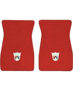Truck 2 Pc Carpet Floor Mat With Logo