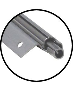 Hood Center Hinge - Stainless Steel - Ford Pickup Truck
