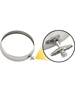 Headlight Rim - Stainless Steel - Ford Passenger