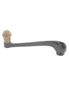 Window Crank - Plastic Dipped Brown With Tan Knob - Ford Deluxe