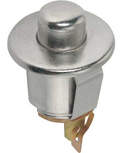 Starter Button - Universal - Chrome With Plain Bezel