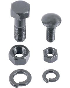 Bumper Arm Carriage Bolt Kit - Outer To Inner Rear Arms - 38 Pieces - Ford