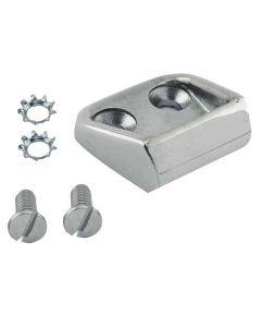 Trunk Lid Striker Plate/ Polished Ss / 37-38