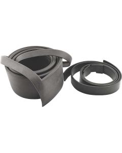 Rear Window Seal - Bonded - Brown Rubber - 2 Pieces - Ford Station Wagon Tailgate
