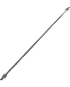 Fender Support Tie Rod - Front - Painted Glossy Black - Ford Passenger