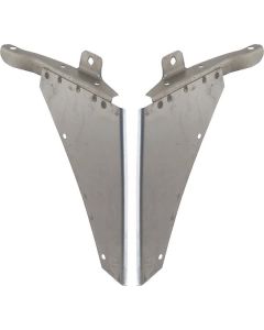 Upper Grille Mounts - Heavy Gauge Die Stamped Steel - Ford Passenger