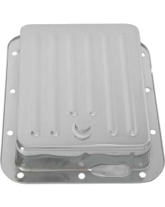 Transmission Oil Pan/ C4/ Chrome/ Finned Design