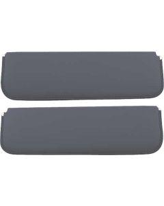 1948-52 Ford Pickup Sun Visors, New Style, Charcoal Corinthian Grain Vinyl