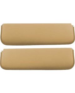 1948-52 Ford Pickup Sun Visors, New Style, Ginger Corinthian Grain Vinyl