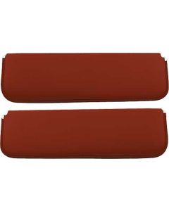 1948-52 Ford Pickup Sun Visors, New Style, Maroon Corinthian Grain Vinyl