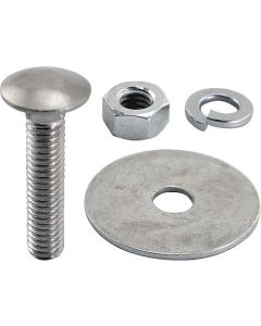 Ford Pickup Truck Bed Strip Bolt Set - Stainless Steel - 6-1/2' Bed With Square Punched Holes