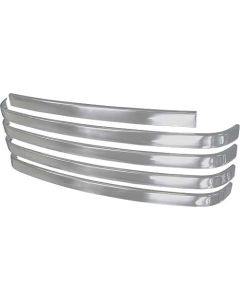 1948-1950 Ford Pickup Truck Grille Moulding Kit - Without Crank Hole - Polished Stainless Steel - 5 Pieces - F1, F2 & F3